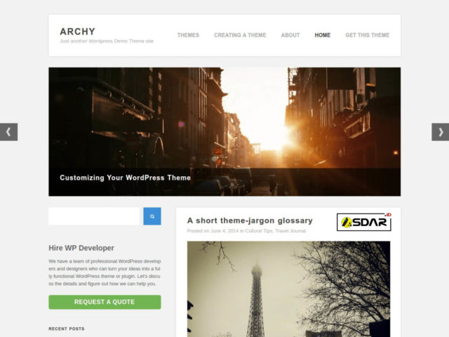 archy wordpress