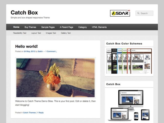 catch box wordpress