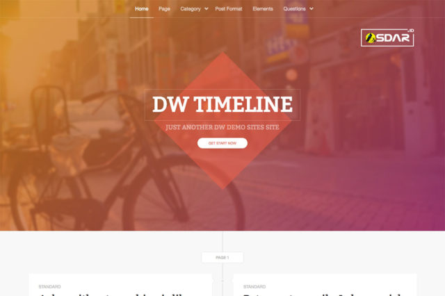 dw timeline wordpress