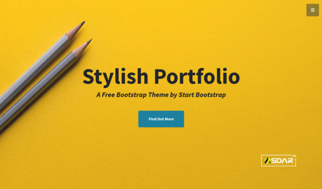 stylish portfolio wordpress
