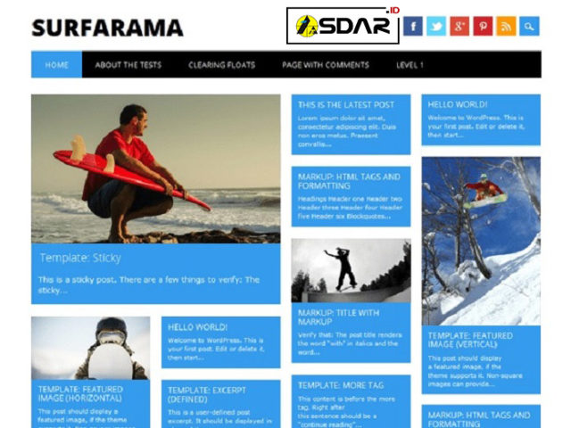 surfarama wordpress