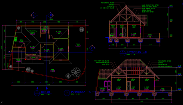 rumah tinggal 15x20M Type 1