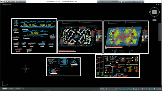 Download Desain  Taman  Anak Format DWG AutoCAD  Asdar Id