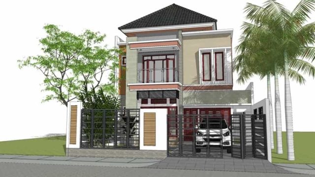 rumah minimalis 2 lantai skp