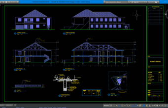 rumah tinggal keren 2 lantai