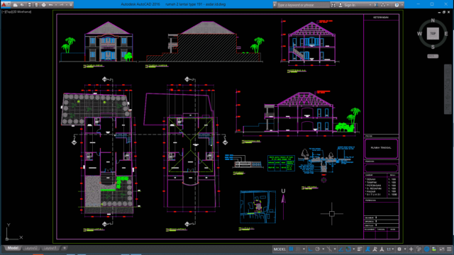 rumah 2 lantai type 191