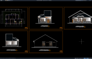 rumah ukuran 13,5m x 7m