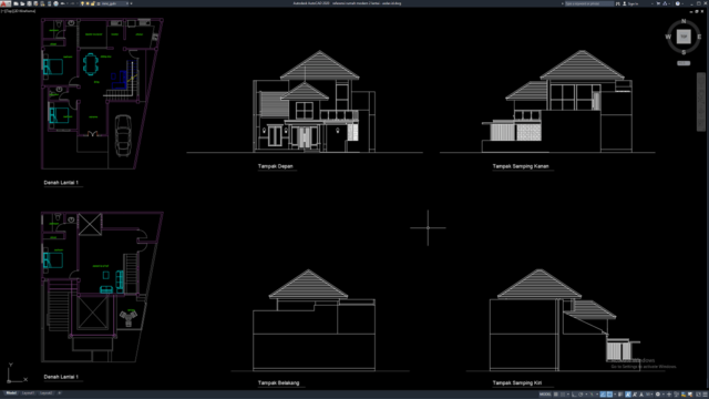 referensi rumah modern 2 lantai