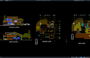 rumah pedesaan 2 lantai