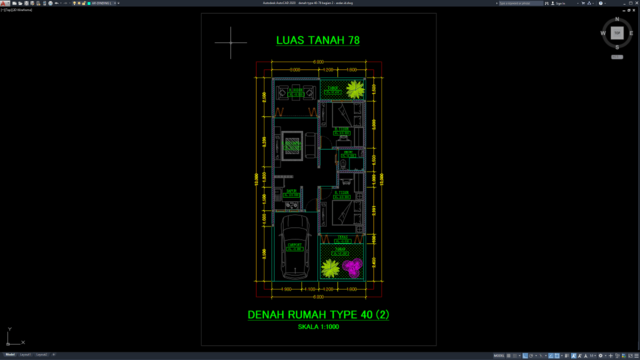 denah type 40-78 bagian 2