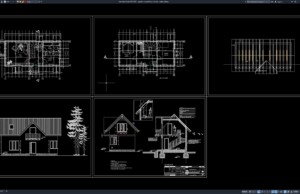 gambar rumah kayu 2 lantai