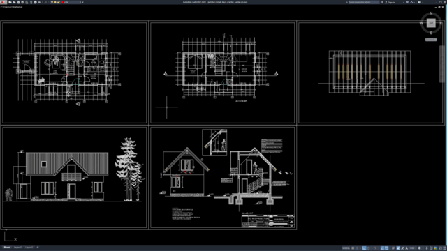 gambar rumah kayu 2 lantai