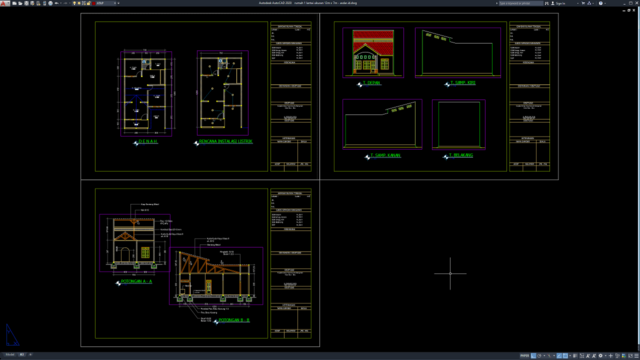 rumah 1 lantai ukuran 12m x 7m