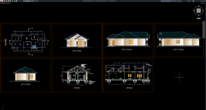 rumah 1 lantai ukuran 8,5m x 17m