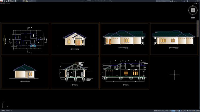 rumah 1 lantai ukuran 8,5m x 17m